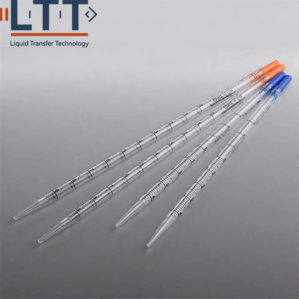 Non-Pyrogenic Serological Pipette Polystyrene Serological Sterile Pipettes 5ml Serological Sterile Pipettes