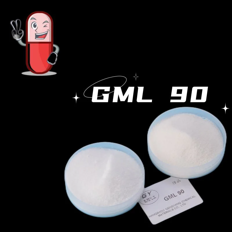 Distilled Glycerine Monolaurate Gml-E471 Especially for Rice Noodles, Bread and Cakes