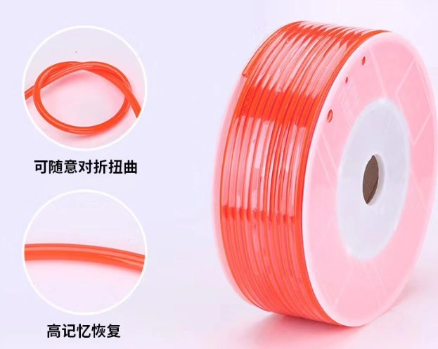 Red Black White Transparent Pneumatic PU Pipe 6X4mm 8X5mm 10X6.5mm 12X8mm Polyurethane Air Hose