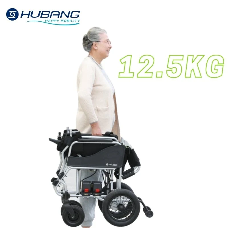 Economic Disabled Hospital Wheelchair Lightweight Folding Electric Wheelchairs Folding Power Chair