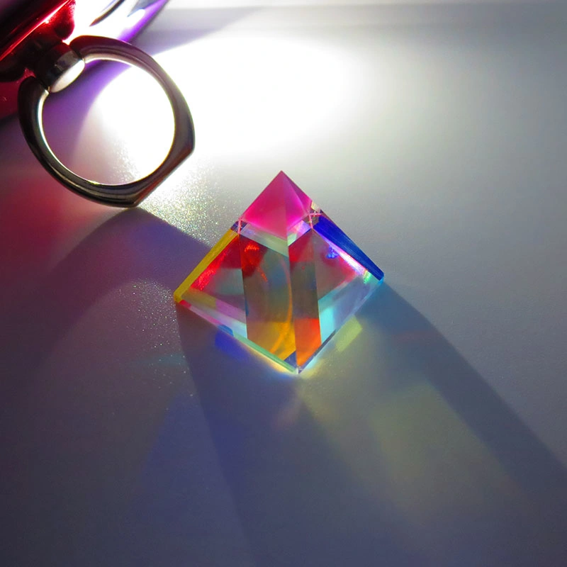 Pyramide Optisches Prism Combiner Bunte Prism Bright Light K9 Glas Optische Instrumente Für Strahlteiler