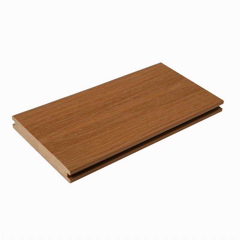 Hot Sales Outdoor Walnut colorido sólido fibra de madeira durável Co-extrudido Placa de chão de madeira compósito WPC em plástico