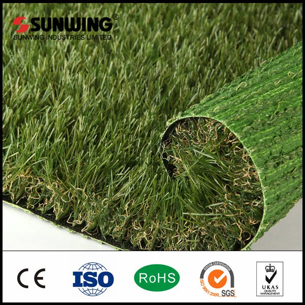 China Supplier PPE Material 42mm Natural Garden Artificial Lawn