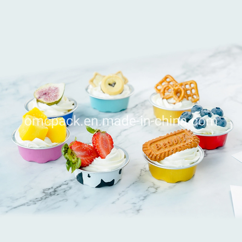 D'Aluminium Muffin Cups Cupcakes Tasse avec une haute qualité