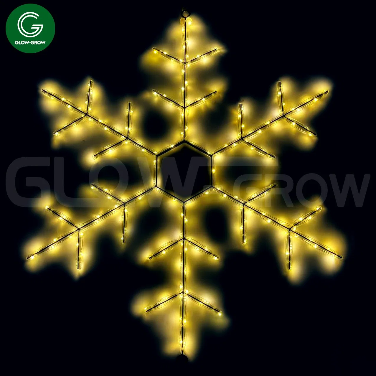 Indoor Snowflake Motif LED Rope Light for Wedding Home House Christmas Xmas Decoration