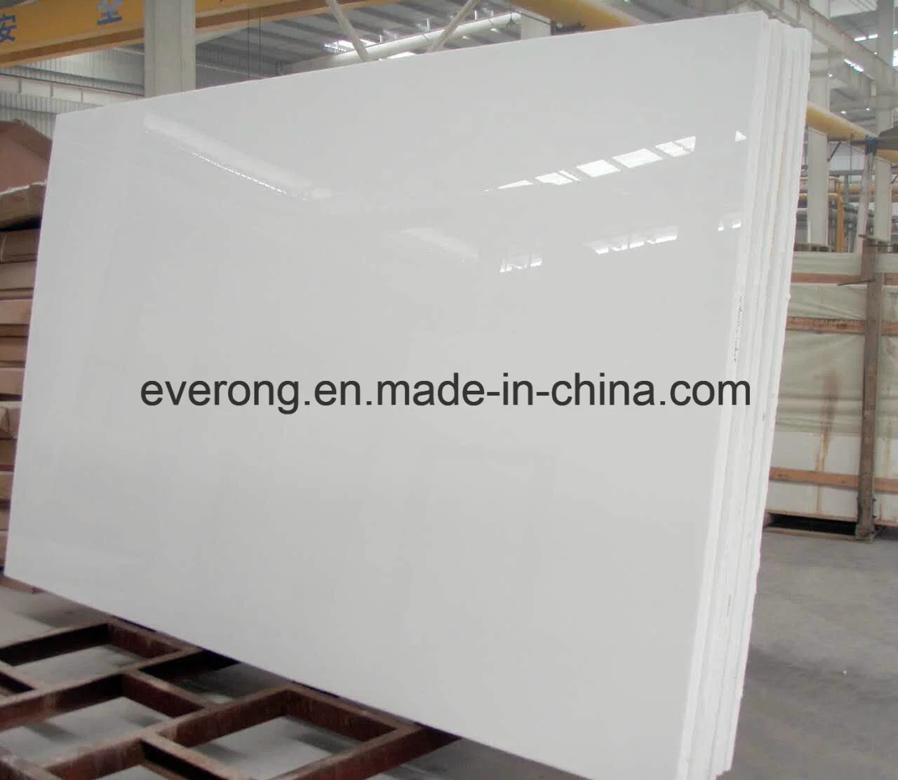 Nanoglass, Crystallized Nano Glass, Pure White Nanoglass Crystal Slab