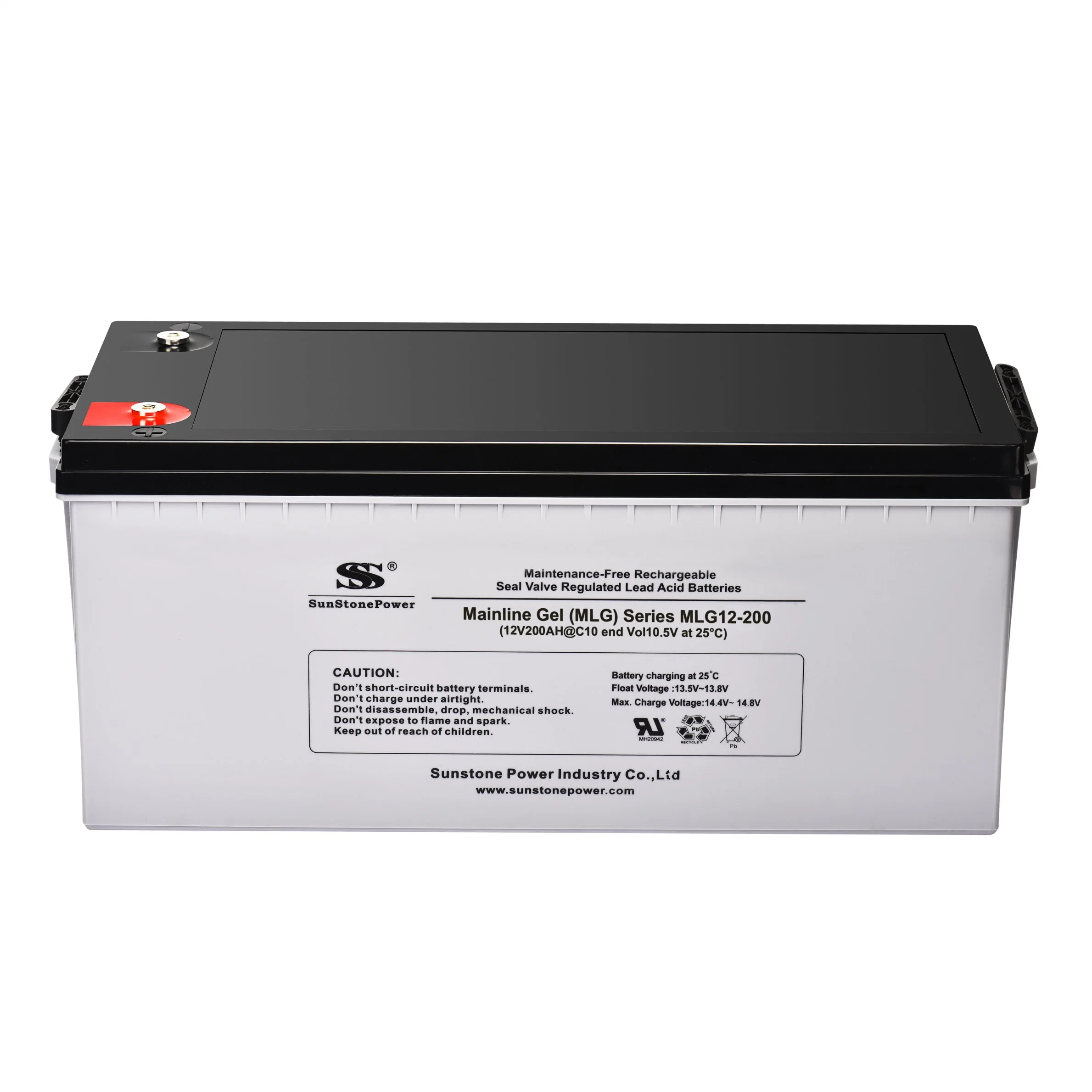 Batterie solaire de haute qualité 12 V 180 a électrolyte gélifié sans entretien Batteries au gel de silicone