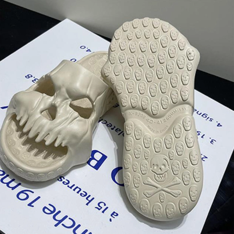 Skull Slippers Female Summer Indoor Outdoor EVA Couples Sandals Men Beach Shoes