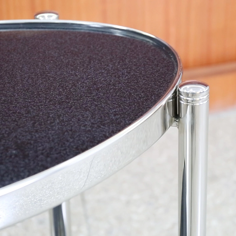 Round Stainless Steel Liquor Service Trolley (FW-131)