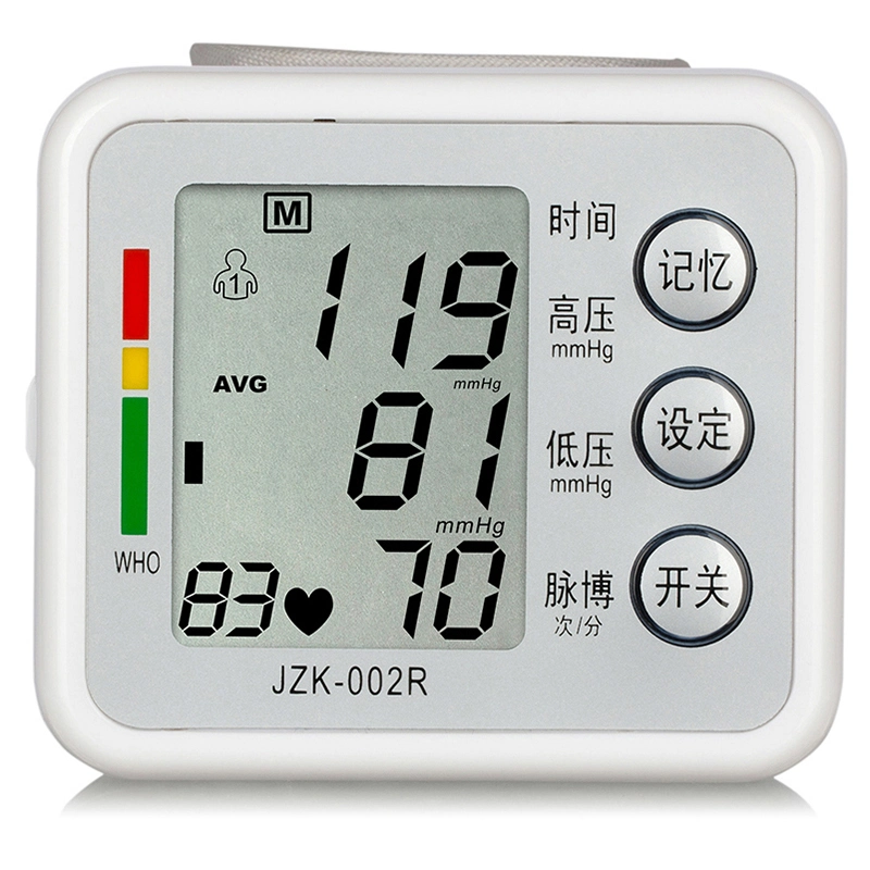 ISO/CE Approved Chinese Supplier Medical Hospital Bpm Wrist Tech Digital Electronic Blood Pressure Monitor