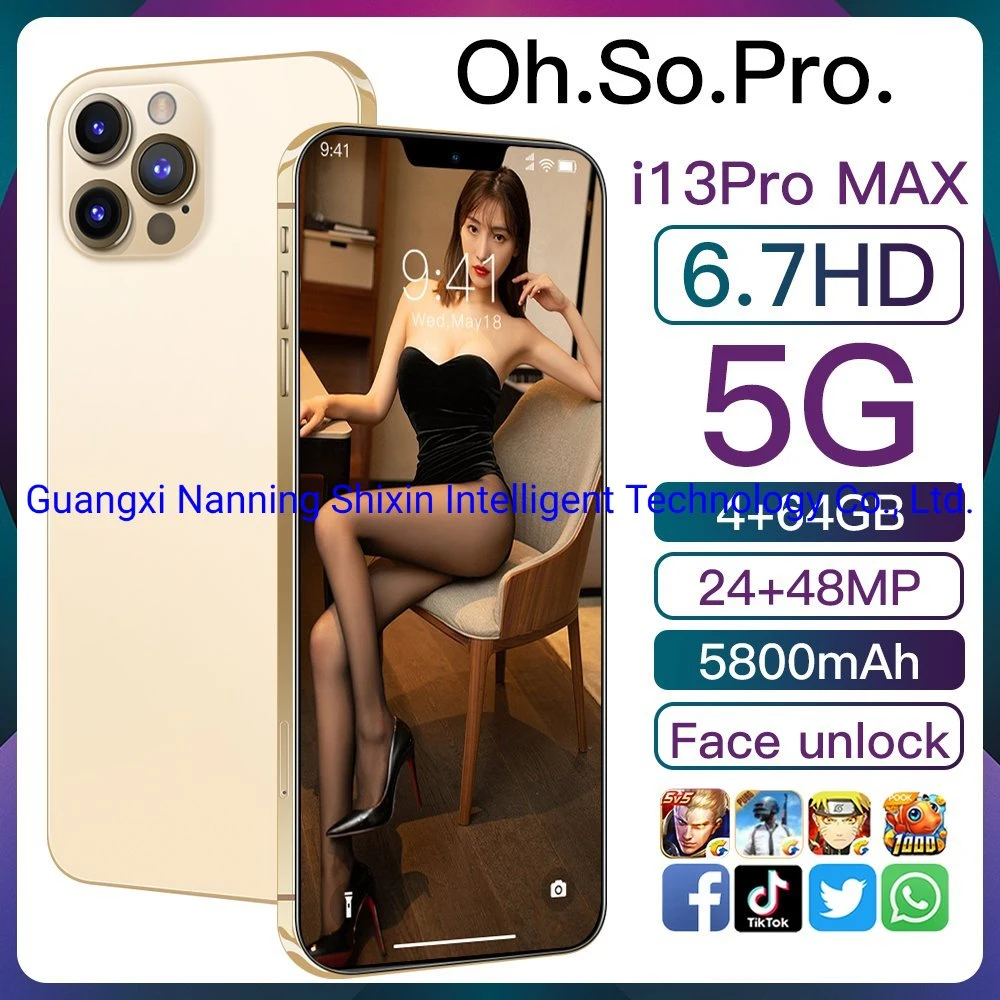 Wholesale/Supplier Original Xsmax Mobile Phone Smartphone Unlocked Cell Phones13promax 5gphone