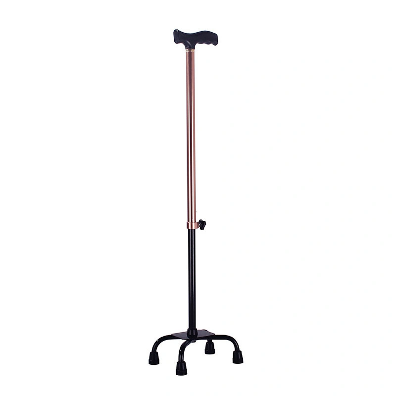 Aluminum Quad Cane Cane with Four Legs Walking Stick with Base