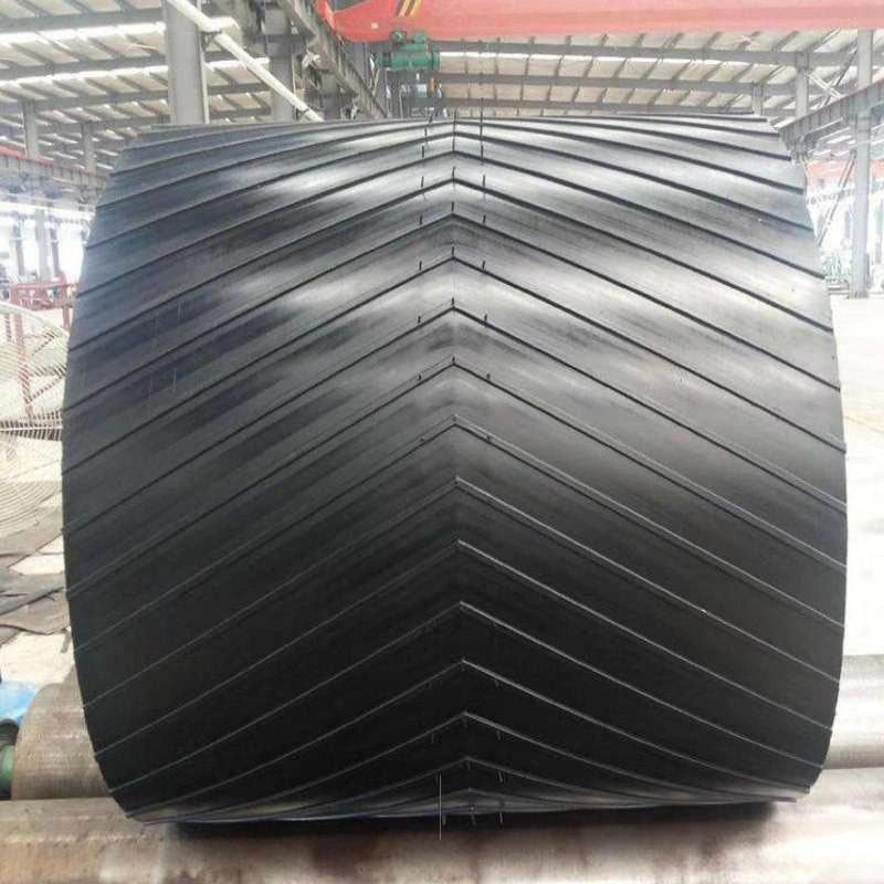 Quality Assured Chevron Rubber Conveyor Belt Various Pattern Belt