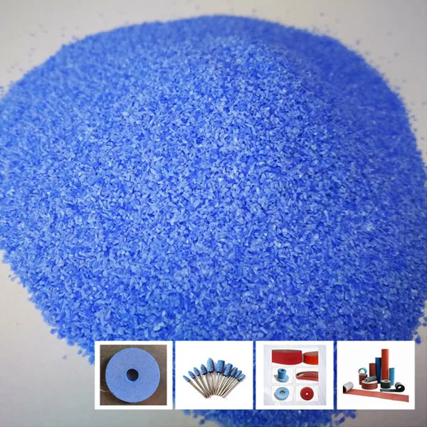 Grain abrasif céramique bleu pour meules abrasives abrasives abrasives à abrasifs solidaires