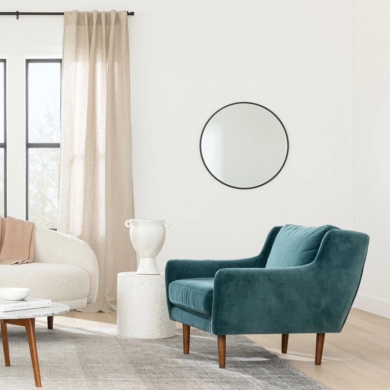 Hot Sale Modern Style Home Relax Sofa Chair for Velvet Upholstered Lounge Chair
