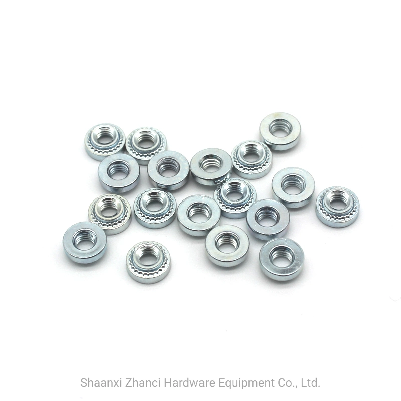 Mild Steel Type S Zinc Plated Self Clinch Nuts S-M6-1 for Carton Steel Sheet