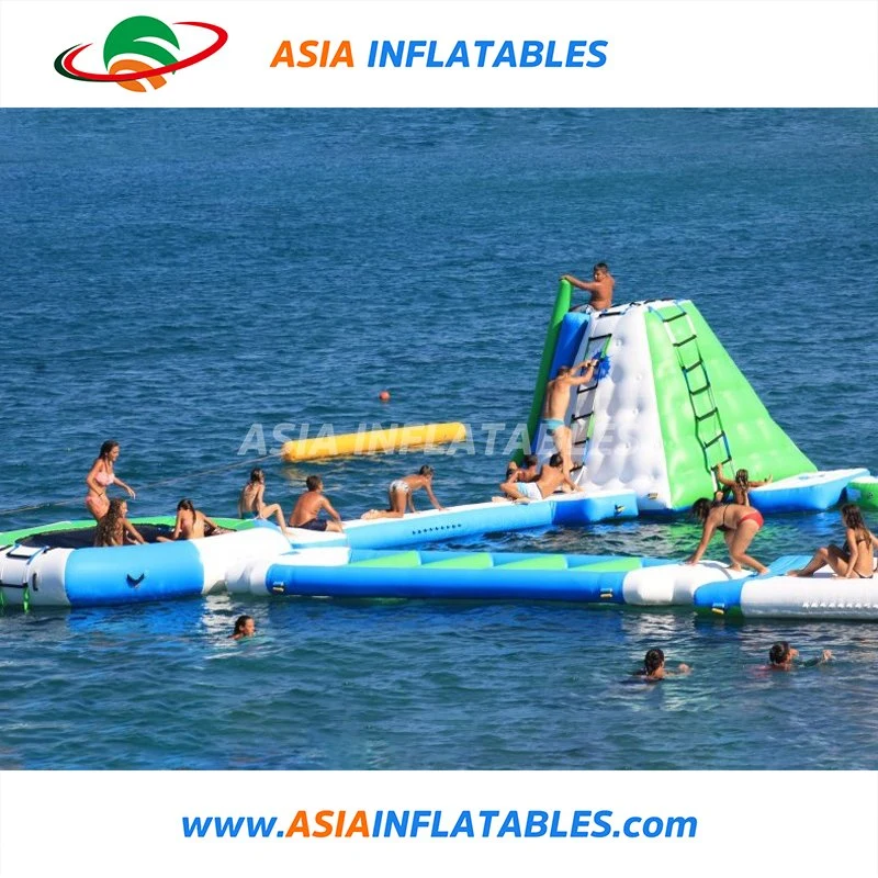 Comercial flotante Juegos de Agua El Parque de Atracciones inflables Juguetes