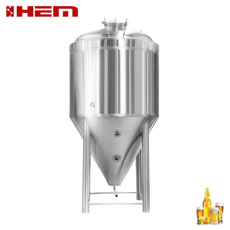 1000L 1500L 4000L 5000L 10000L Conical Beer Fermentation Tanks Fermenting Tank for Jacketed Beer