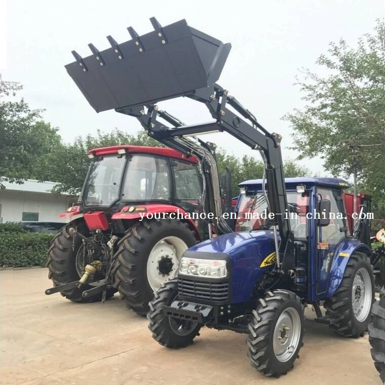 Factory Manufacturer Supply Dq404 40HP 4WD Mini Compact Farm Tractor with Tz04D Front End Loader