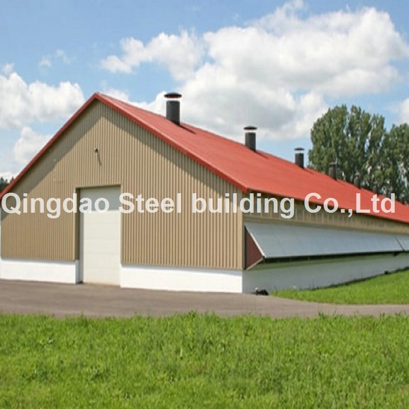 Prefabricated Steel Structure Poultry Farm Animal Husbandry Farm Building