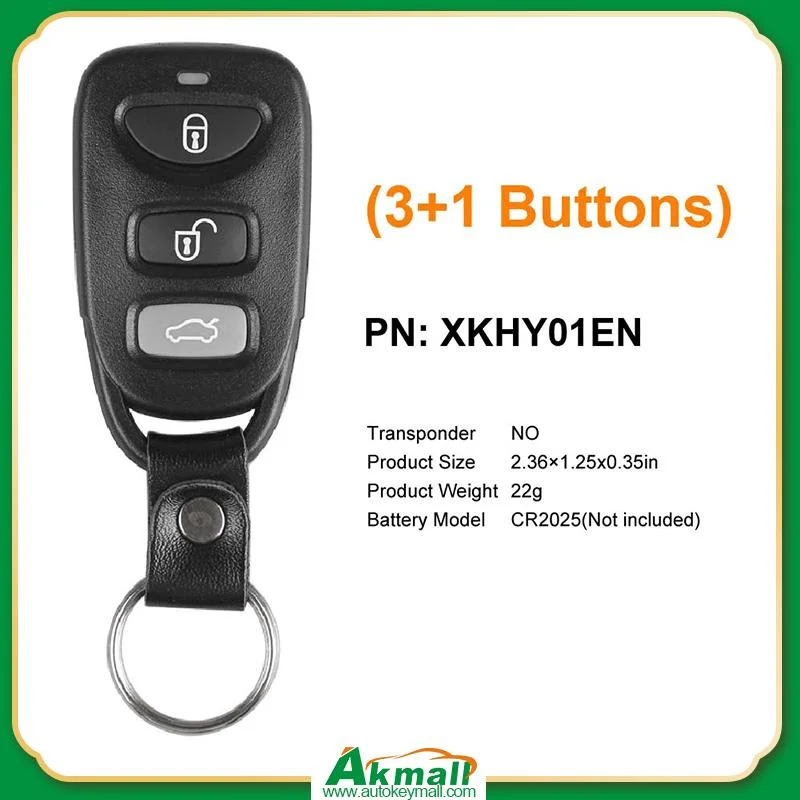 Xhorse Xkhy01en VVDI Universal Wire Remote Car Key für Hyundai Typ