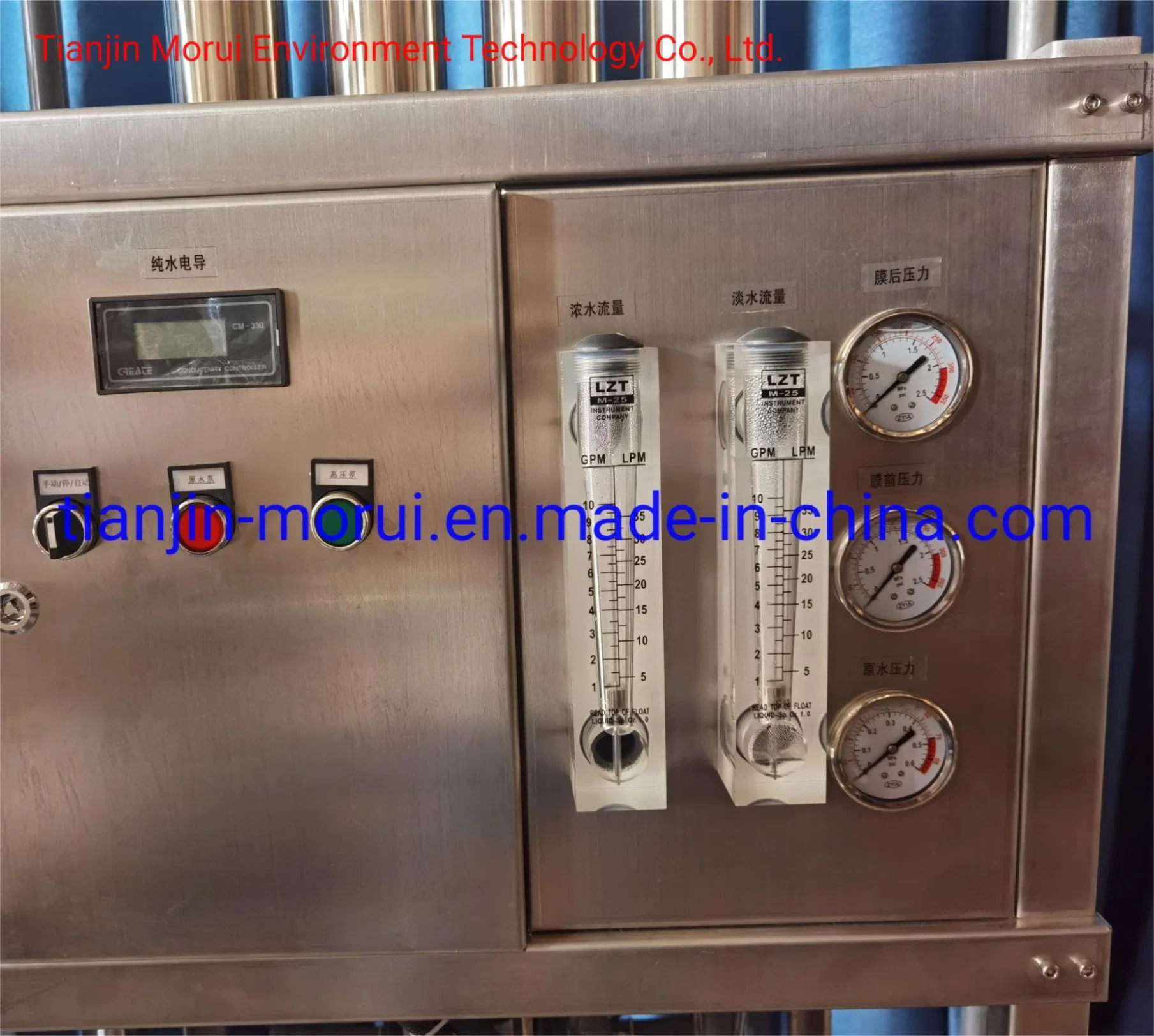 Système de filtration d'eau de 500lph Système de traitement d'eau par osmose inverse RO Purificateur d'eau Traitement de l'eau Équipement d'usine