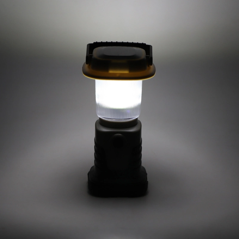 Goldmor4 عالية الجودة ومؤشر LED عالي الجودة ABS ميني Camping Light مع 3 إضاءة، مع خطاف للأوضاع، ومقبض للتخييم، في الهواء الطلق