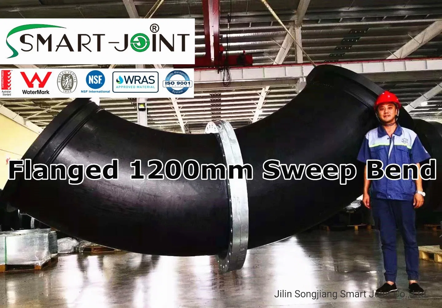 HDPE PE100 Butt Fusion Sweep Bend Elbow 30/45/75/90 All Degree