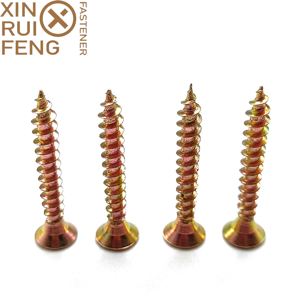 DDP American USA USD2.45/Kg Xinruifeng Fastener Fiberboard Tapping MDF Wood Chipboard Screws