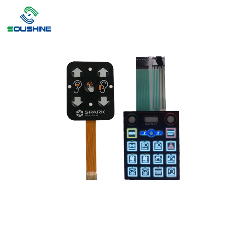 Customized Electronic Remote Control Keyboard with Transparent Window