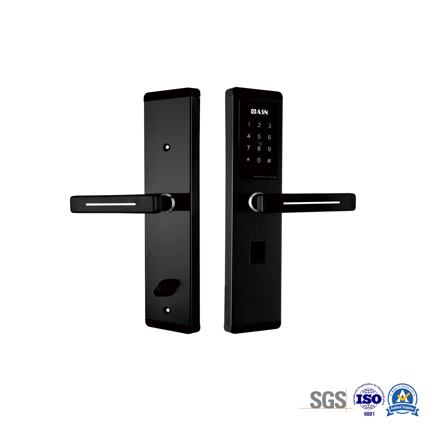 Алюминиевая система управления отпечатком пальца Smart Lock с паролем для рамки Электронный замок стеклянной двери цифровой замок скользящей двери
