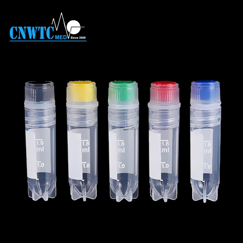 Screw Cap Plastic 2ml Cryovial Tube