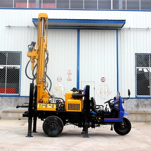 Small Portable Diesel Crawler Mobile Hydraulic Rotary Mine Rock Core DTH Diamond Bit Hammer Trailer Deep Borehole Ground Water Well Drill Machine Drilling Rig