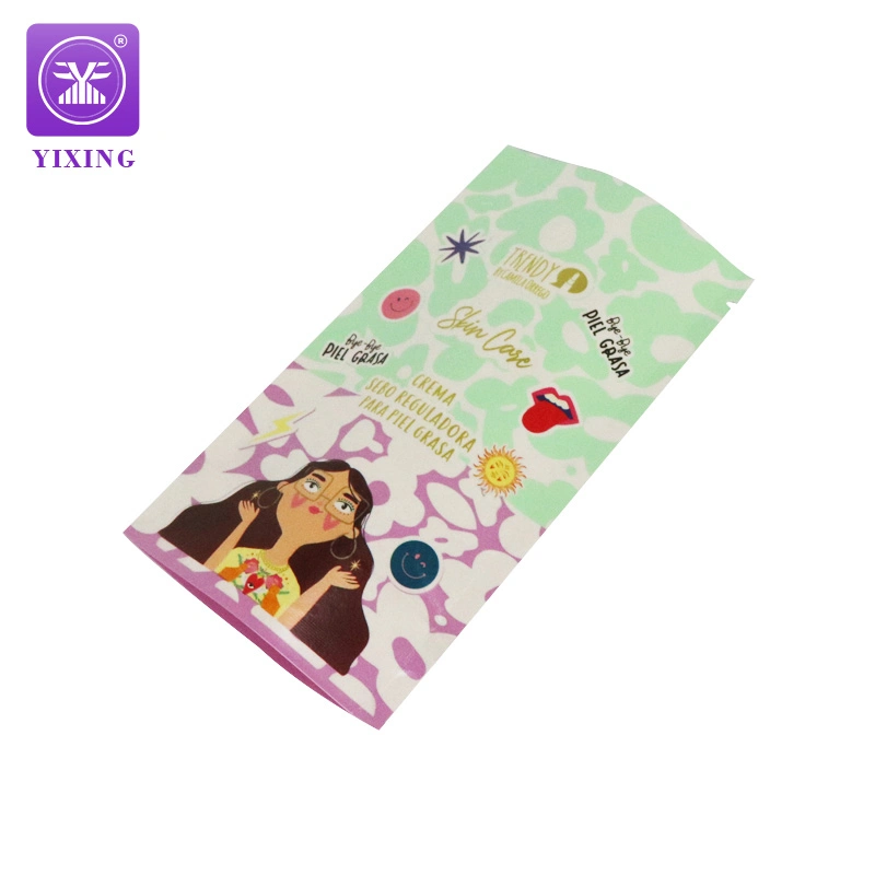 Yixing Sachet 3 Sides Sealing Bag for Facemask Skin Care Cream Packaging Bag