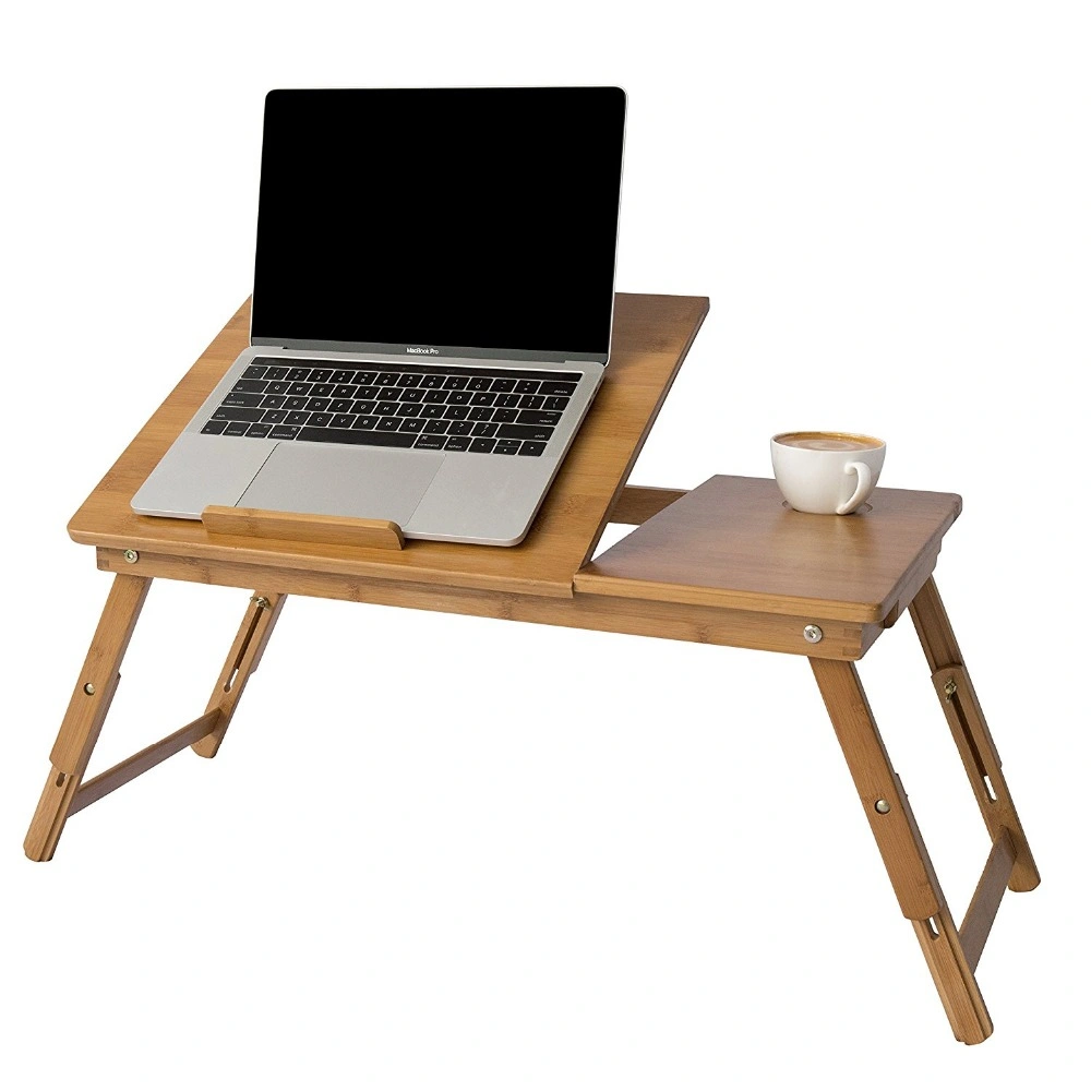 Verstellbarer Tragbarer Bamboo Laptop Schreibtisch