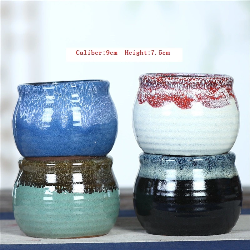 Wholesale/Supplier Purple Sand Coarse Pottery Mini Flower Pot Nordic Creative Flower Pot