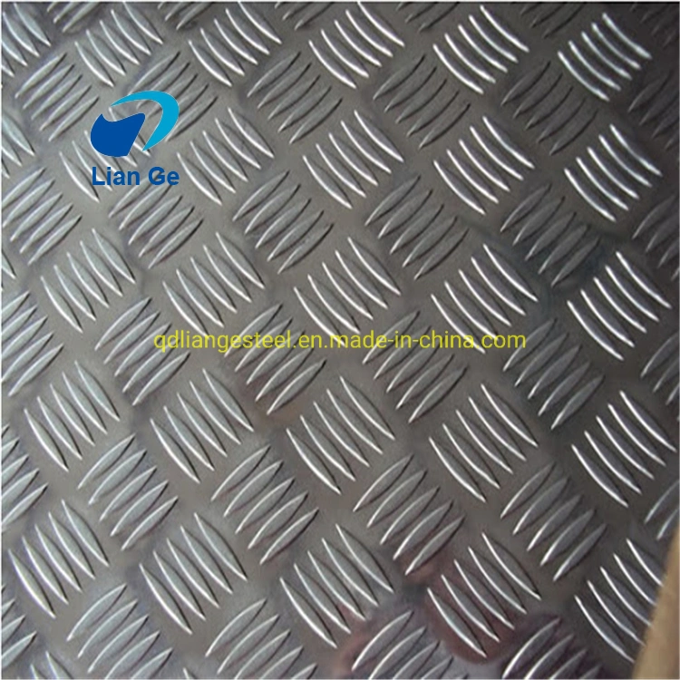 Liange 0.2mm 0.5mm Thin Thickness 2024 3003 6061 7075 5083 6082 T651 T6 Embossed Checkered Tread Alloy Aluminum Plate Sheet