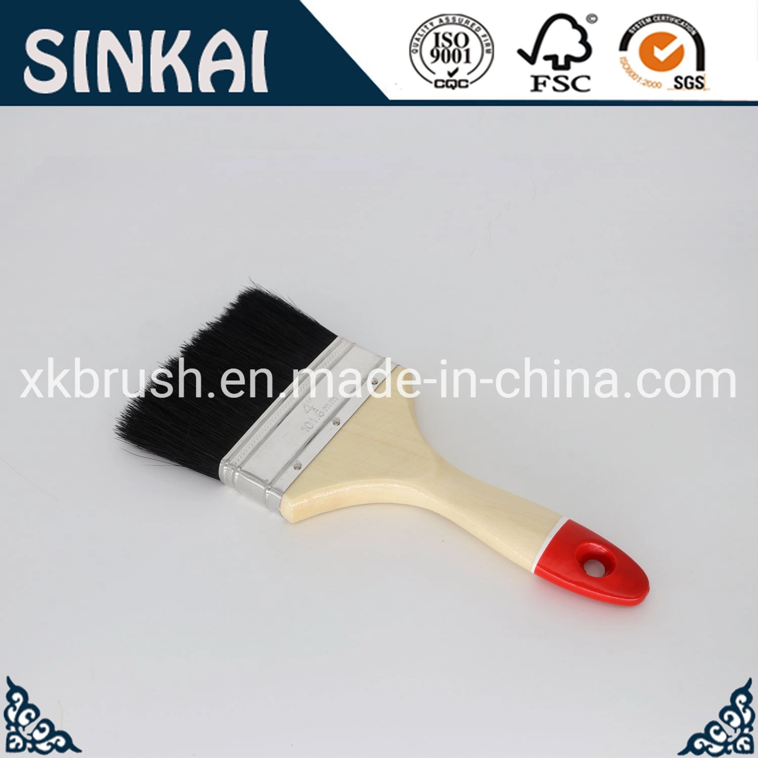 4 Inch Paint Brush Economic Hand Tools / OEM Painting