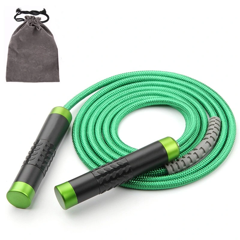 High Strength Colorful Plastic Handle Speed Soft Flat Jump Rope with Bearing