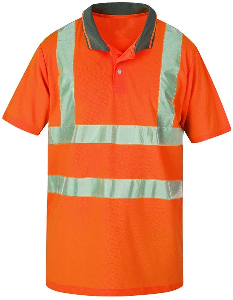 Safety Men Clothing Workwear High Visibility Polo Shirts