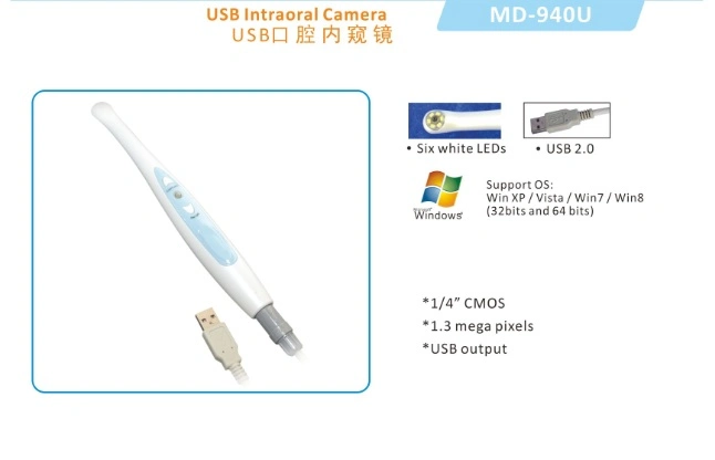 O controlador gratuitamente o Sensor CMOS de dentista USB Câmera intraoral