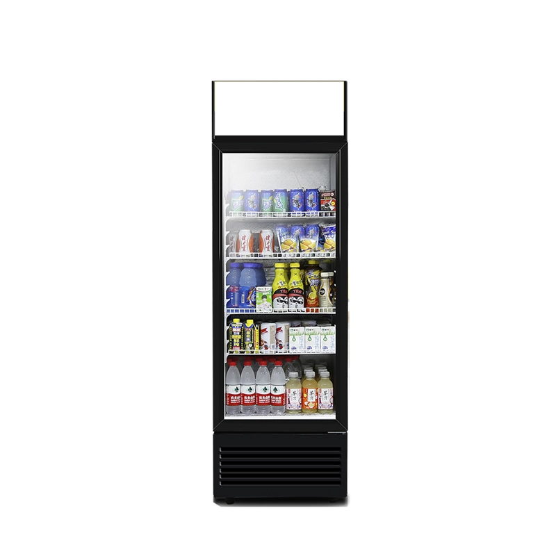 Display Refrigerator Upright Bar Cooler Popular Use Beverage Showcase