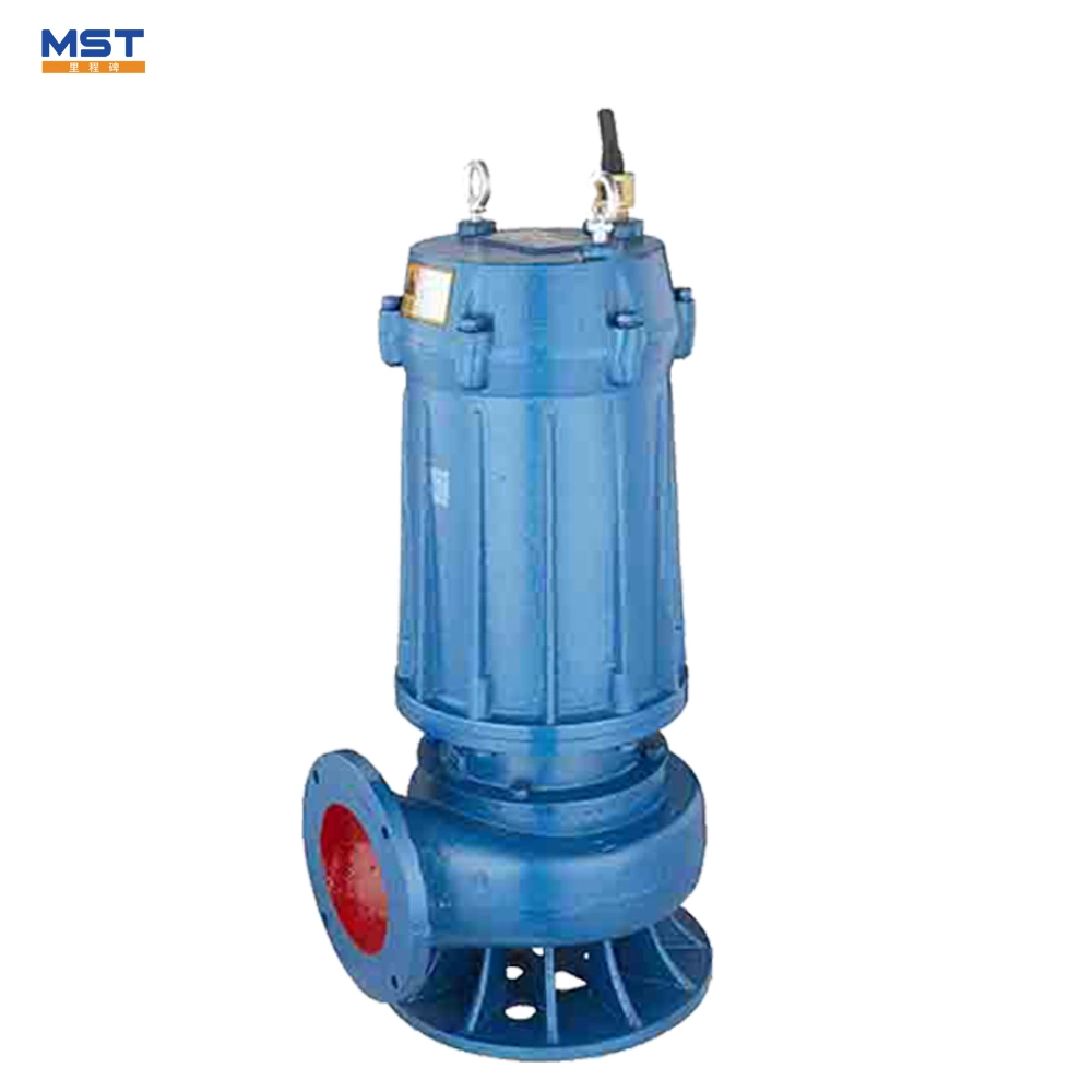 Non-Clogging Submersible Sewage Dirty Waste Water Pump Stainless Steel Sewage Submersible Sludge Pump Wq Submersible Cutter Grinder Pump