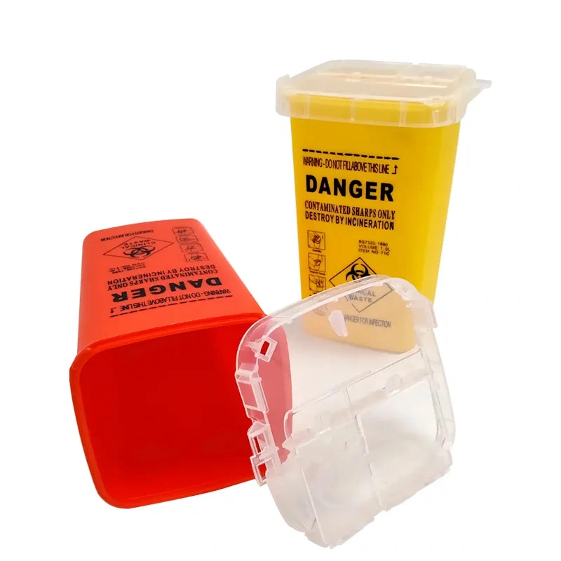 Wholesale/Supplier Price Plastic Medical Biohazard Needle Disposal Disposable Sharp Container/Waste Box/Safety Bin