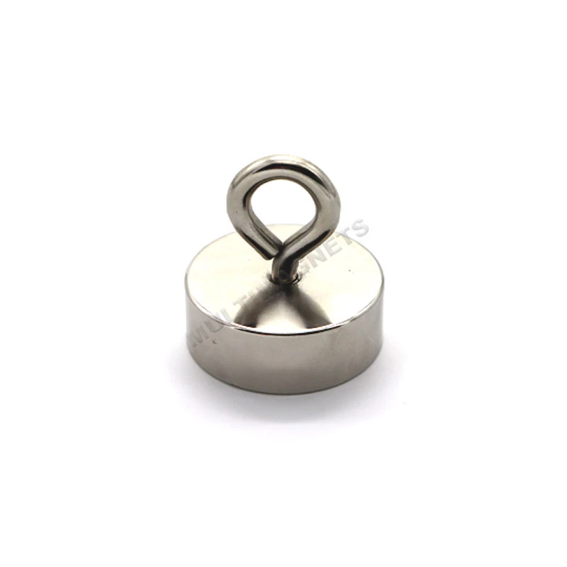 D40X25mm Heavy Duty Stainless Internal Thread Pot Magnet