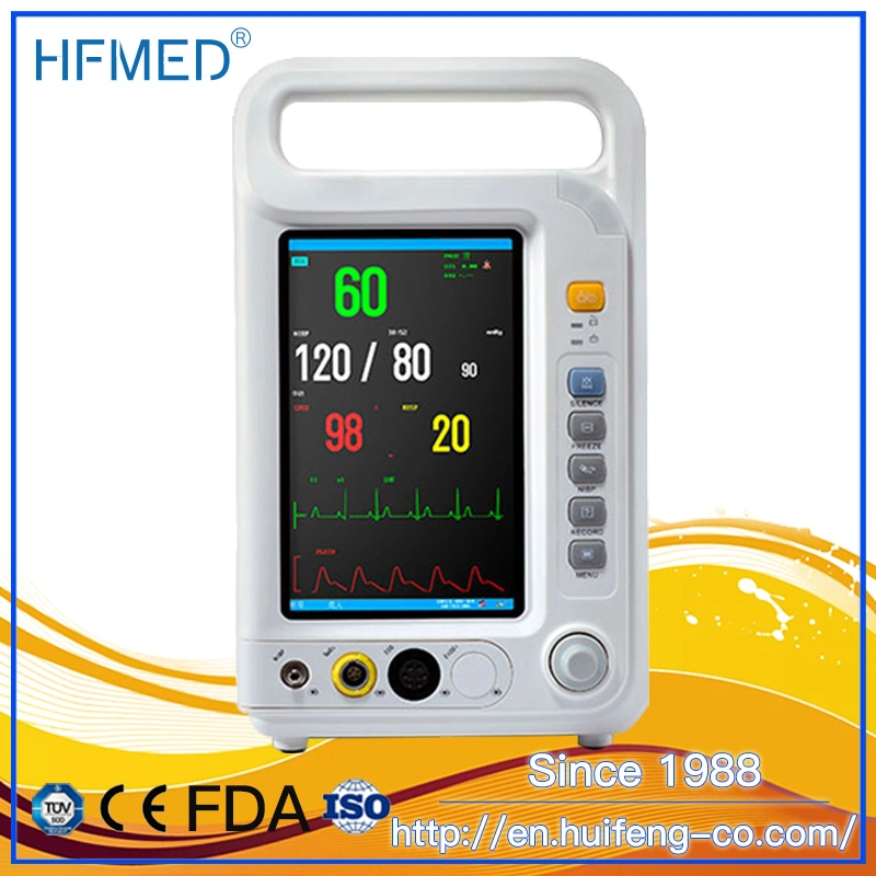 High Resolution Color TFT LCD Display Medical ICU Multi-Parameter Patient Monitor (TN-8000A)