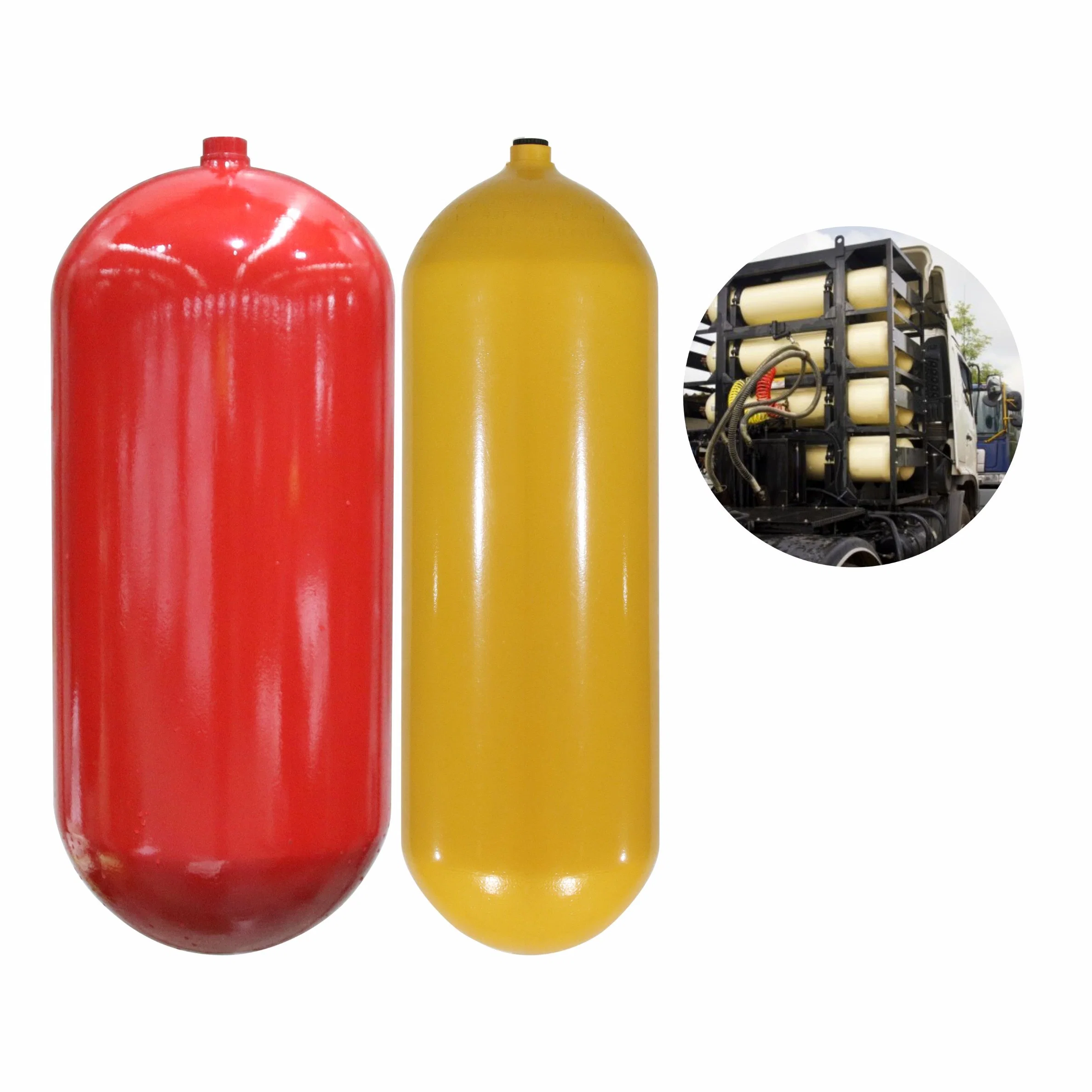 Large Capacity Gas CNG Cylinder Car 356mm Diameter Cilindro Gas Natural Ligero CNG Kit