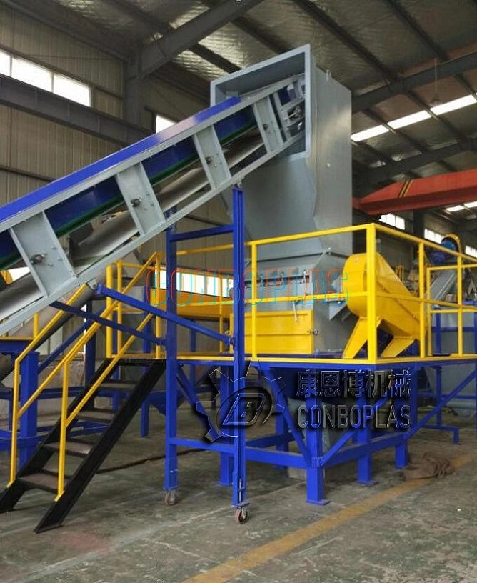 Waste Plastic HDPE PE Agriculture Film Flakes Washing Recycling Equipment