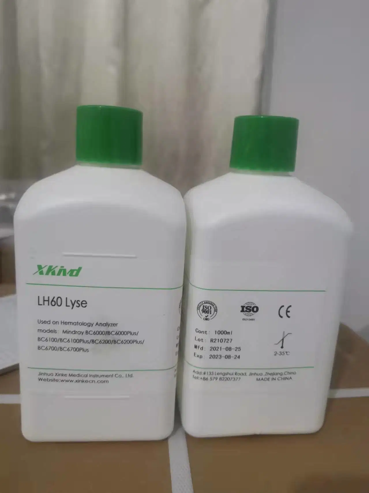 Analizador de Hematología reactivo Lh53 Lyse para Mindray Bc5100 Bc5180 Hematología Analizador