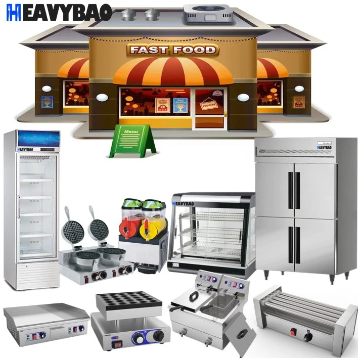 نظام العادم التجاري Heavybao، من الفولاذ المقاوم للصدأ، غطاء المحرك Cooker Hood، مطعم Cooker Hood غطاء المحرك